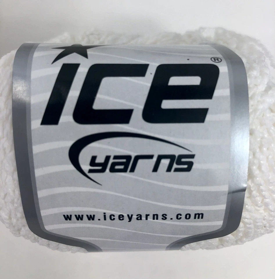 Lote de 7 madejas hilos de hielo soda algodón (18% algodón, 81% poliamida y 1% elastano) Foto 3 de 4