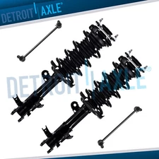 Front Left Right Struts w/Coil Spring Sway Bars Kit for 2013 2014 2015 Acura ILX