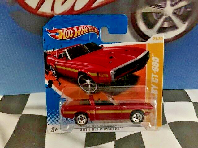 Hot Wheels 2011 HW Premiere 21/50 021 1969 '69 Shelby GT500 RED 5sp Variation SC