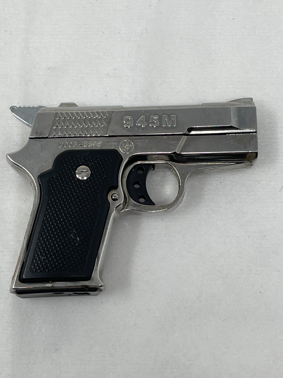 945M GUN PISTOL SHAPED TWIN FLAME BUTANE TORCH LIGHTER