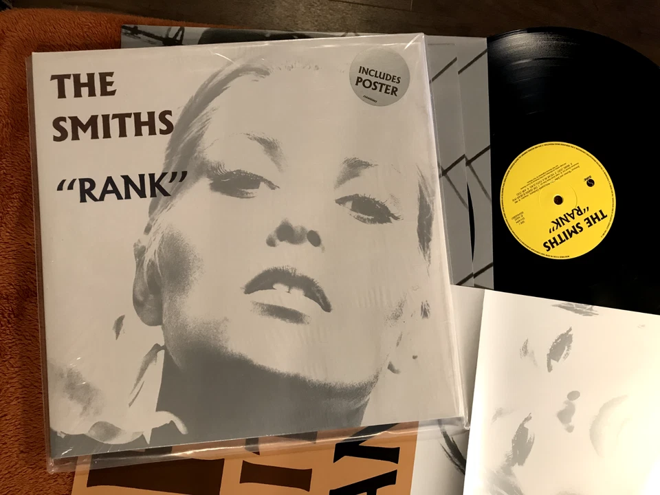 The SMITHS 2 LP Rank Double Vinyl + POSTER Gatefold NM '88 '16 re r146642 shrink - Image 3 of 4