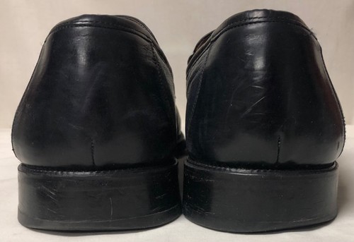 MEZLAN MENS DRESS CASUAL 2 TONE BLACK & BLUE LEATHER DERBY LOAFERS SHOES SZ 12M - Picture 9 of 11