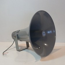 Pyle PHSP16 16" PA Horn Speaker - 80W Indoor/Outdoor Loudspeaker 70V/100V Gray