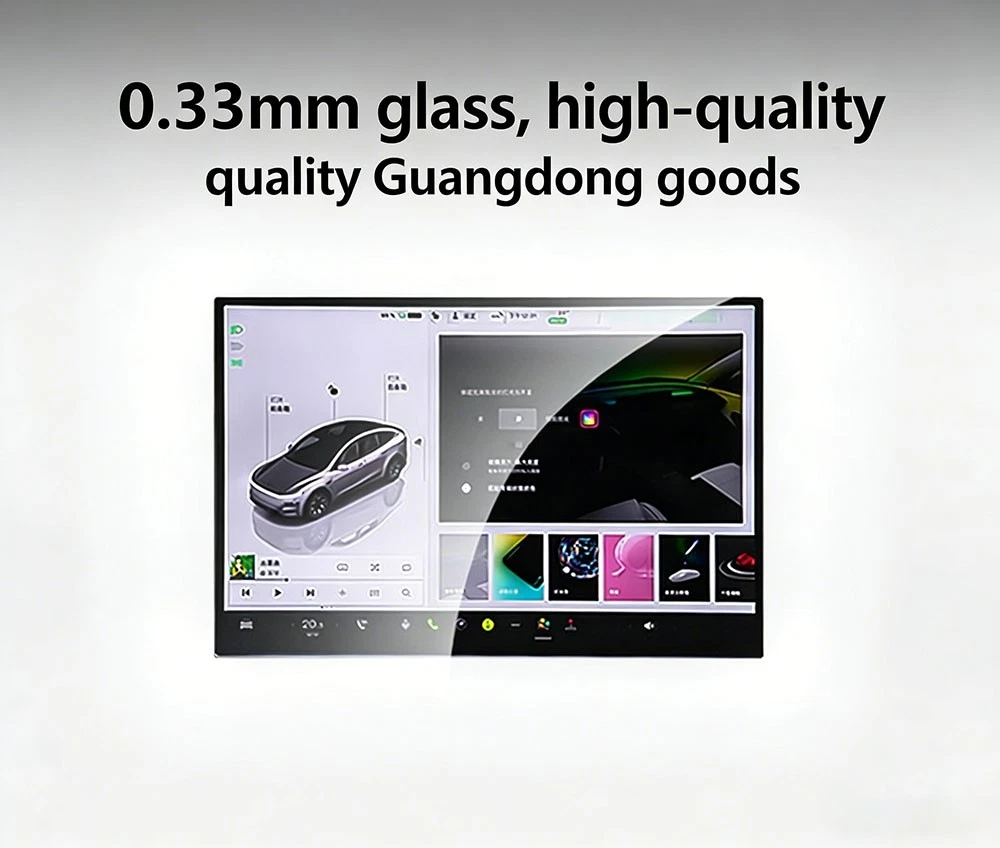 Smooth Hardened Anti-Scratch 25/26 Model Y 16" Full Coverage HD Screen Protector