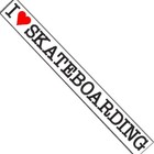 I ❤️ SKATEBOARDING  - Sticker  / Skateboard, Skate - LOVE SKATEBOARDING