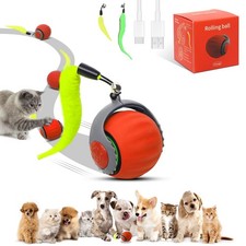 Interactive Cat Speedy Tail 3.0 Pet Rolling , Interactive Toys for Indoor Cat...