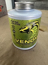 Venom Pro-Grade PTFE Pipe Thread Sealant, Soft-Set, High Visc., Low Odor, 16 Oz.