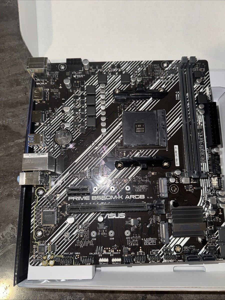ASUS Prime B550M-K AM4 Micro-ATX DDR4 Motherboard | eBay