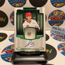 2024-25 Upper Deck The Cup Jackson Blake 2/4 True Rookie Patch Auto Button Card