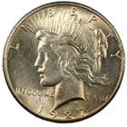 1927-P Philadelphia Peace Silver Dollar $1 Solid Brilliant Uncirculated BU+