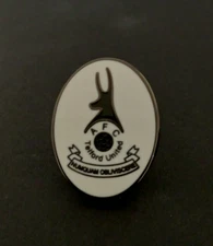 AFC TELFORD UNITED FOOTBALL CLUB BUTTERFLY PIN BADGE