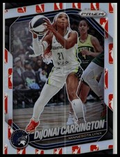 2025 Panini Prizm WNBA #9 DiJonai Carrington WNBA Logo Prizms