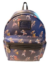 Loungefly Star Wars Ahsoka Tano Mini Backpack Tattoo Floral AOP NWT Ahsoka Tano Loungefly | eBay main image 2