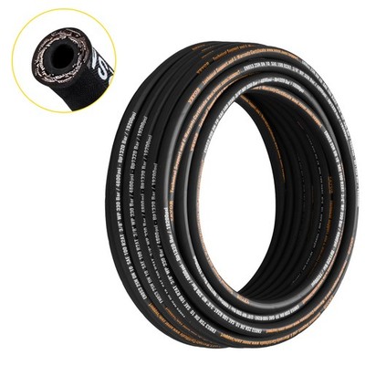 VEVOR Hydraulic Hose, Coiled Hydraulic Hose 100 ft, Bulk Hydraulic Hose 5000 PSI