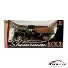 🇺🇸Jada Toys Showroom Floor Black 1953 Chevy Stake Truck 1:24 C2🇺🇸