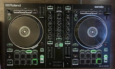 land DJ-202 2-Channel Serato DJ Controller Built-In TR Drum Machine TESTED