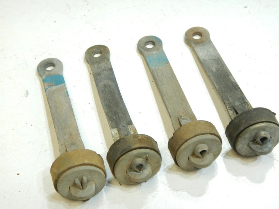 1946-1951 Kaiser Frazer Manhattan Left hand front rear door stopper arm brackets - Image 2 of 3