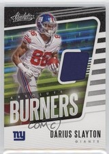 2020 Panini Absolute Absolute Burners Relics Darius Slayton #11 0b0g