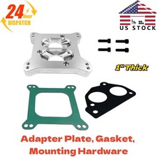 4barrel Intake Manifold Adapter Dual Plane For Chevy 2tbi Onto Holley Edelbrock