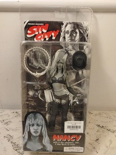 2005 Neca Sin City Series 1 B&W NANCY 7" Figure Jessica Alba NEW IN PACKAGE