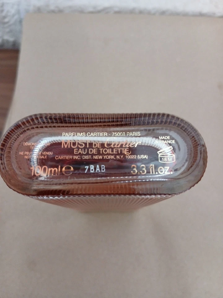 Must By Cartier 100ml Eau De TOILETTE,RARITÄT! - Bild 3 von 3
