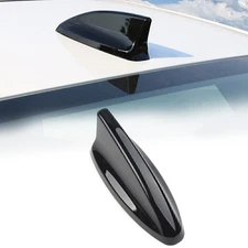 1 Pcs Car Exterior Shark Fin Antenna Cover For Honda Civic 11th 2022 Up Black
