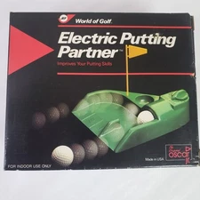 World of Golf Electric Golf Putting Partner Adjustable Ball Return Indoor Use
