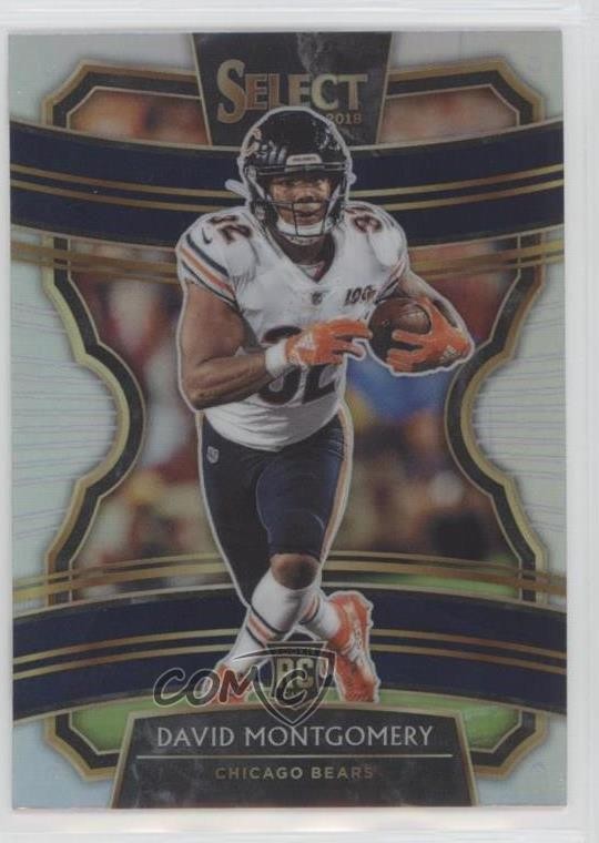 2019 Panini Select Concourse Silver Prizm David Montgomery #27 fv8