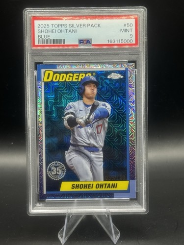 Shohei Ohtani [Blue] #T90C-50 2025 Topps 1990 Chrome card