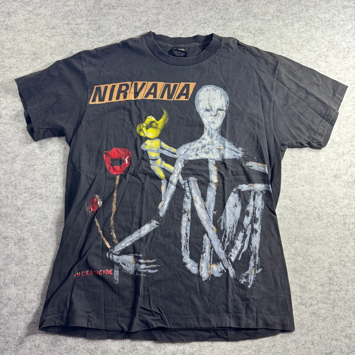 Nirvana Shirt In Men's Vintage T-Shirts for sale - eBay