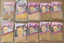 10 PACK Dream Deluxe Wig Cap Natural Each 2 Piece Per Unit Model 0097NA