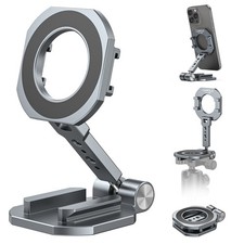 CAMOLO Dual Magnetic Phone Holder Adjustable Tripod Mount Magsafe Phone Holder