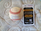 Bobby Thomson Ralph Branca  signed baseball official ONL ball autograph JSA insc