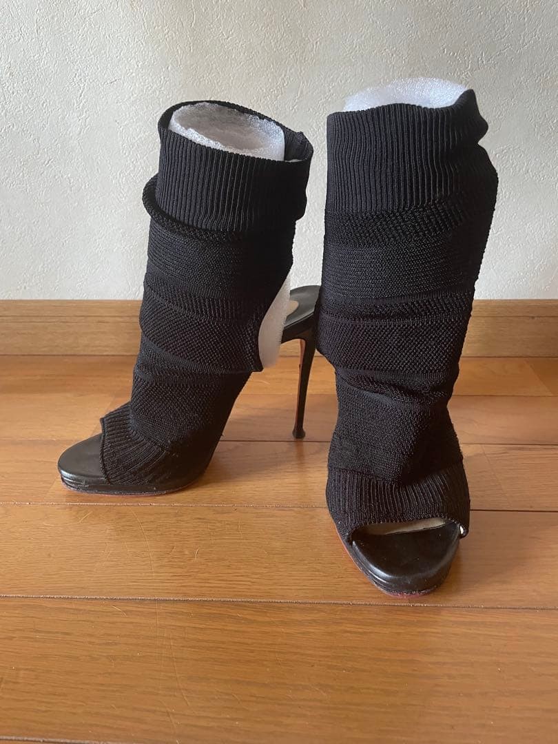 Christian Louboutin Black Sock Pumps Size EU36.5 US6.5 Immaculate Condition