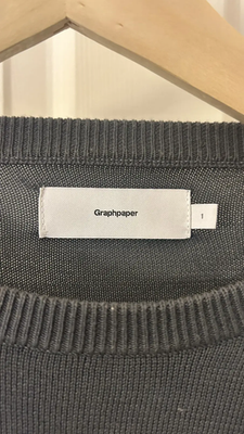 Graphpaper Suvin High Gauge L/S Crew Neck Knit (Size 1) | eBay