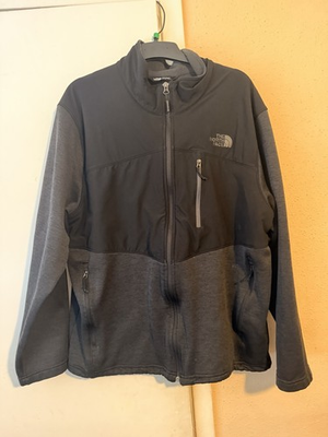 #ad The North Face Jacket Mens Sz XL Black Full Zip Hiking $24.99
