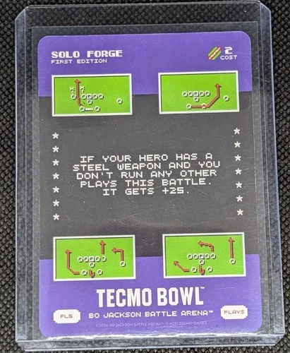 BO JACKSON BATTLE ARENA TECMO BOWL SOLO FORGE PLAY SSP #PL5