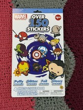 Marvel Avengers Superhero Over 150 STICKERS Puffy, Foil, Glitter, Glossy New 
