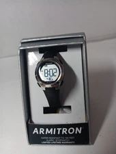 Armitron Unisex Digital Watch /Black 45/7042 BLKTC NEW IN BOX STILL WORKS