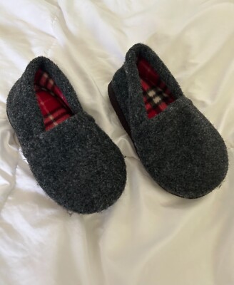 11/12 Toddler/Little Kid LA PLAGE Warm Winter Indoor/Outdoor Slippers