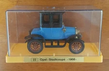 Ziss Euro-Modell 1908 Opel Stadtcoupe With Case Made in Germany