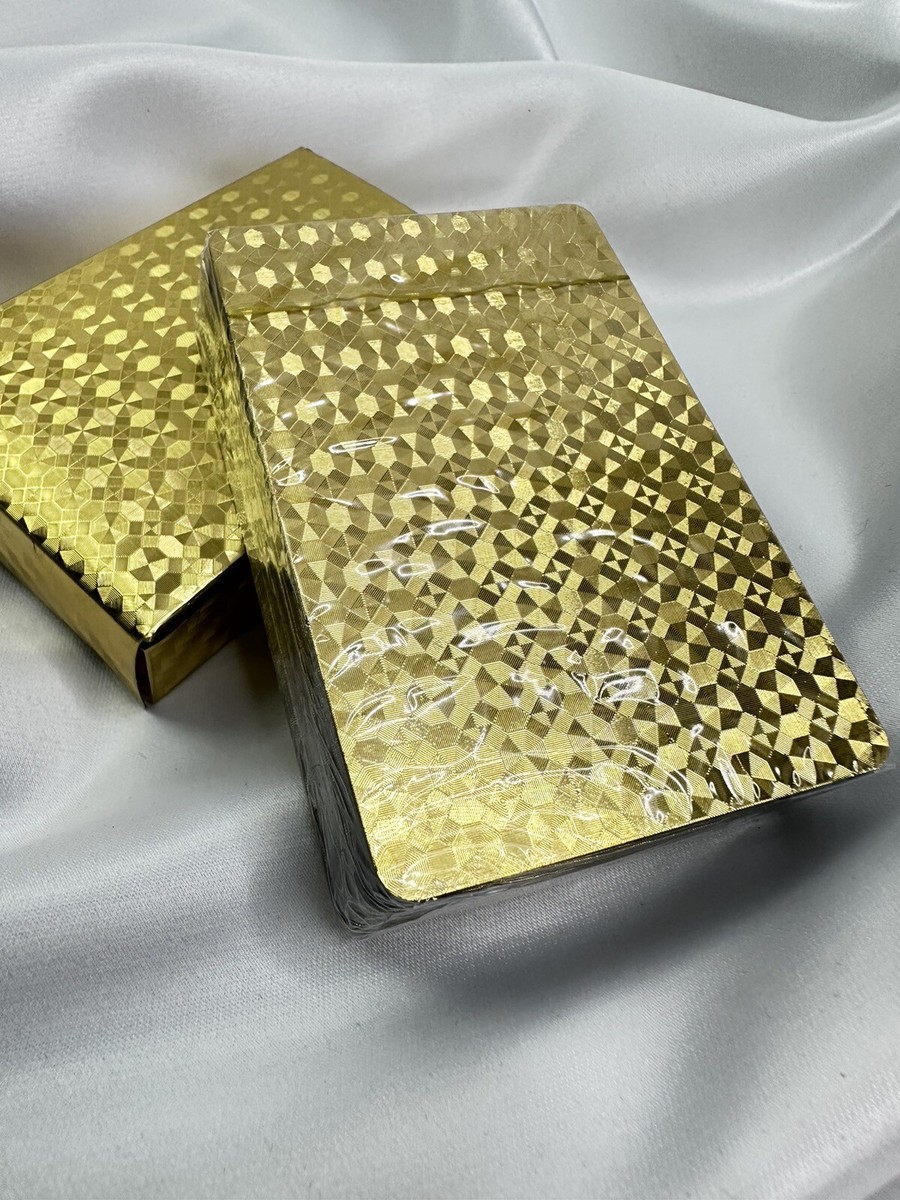 NIB 24K Gold Plated Playing Cards Unopened “The Lord Of The Cards