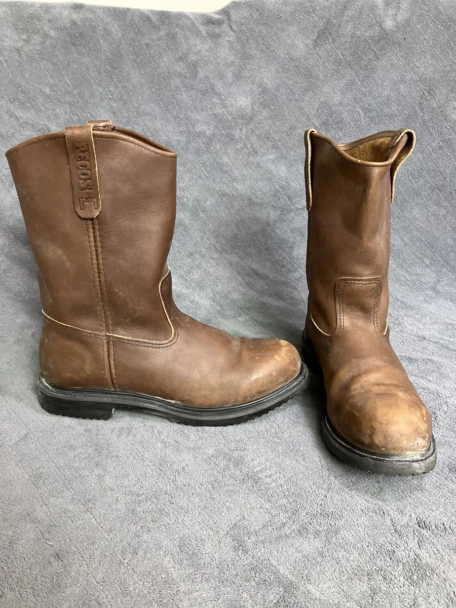 Red Wing Pecos 2231 Men s 11 D Leather Safety Toe Work Boots Made