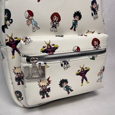 My Hero Academia White Character Print Mini Backpack Amazon.com | Hot Topic My Hero Academia Chibi Mini Backpack  main image 3