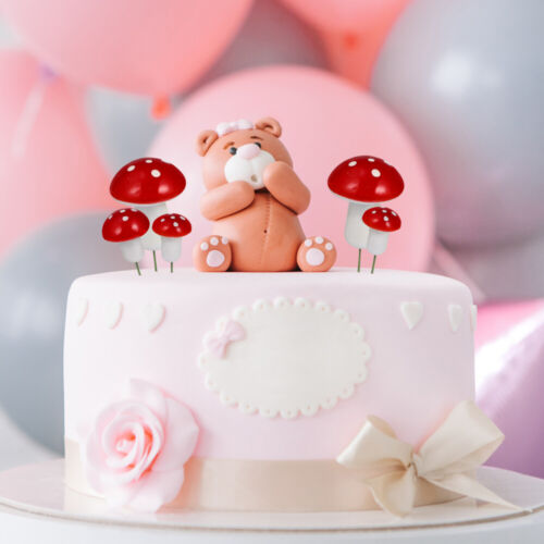 30 mini accessoires de cupcake en mousse pour anniversaire et fête de bébé - Photo 1/17