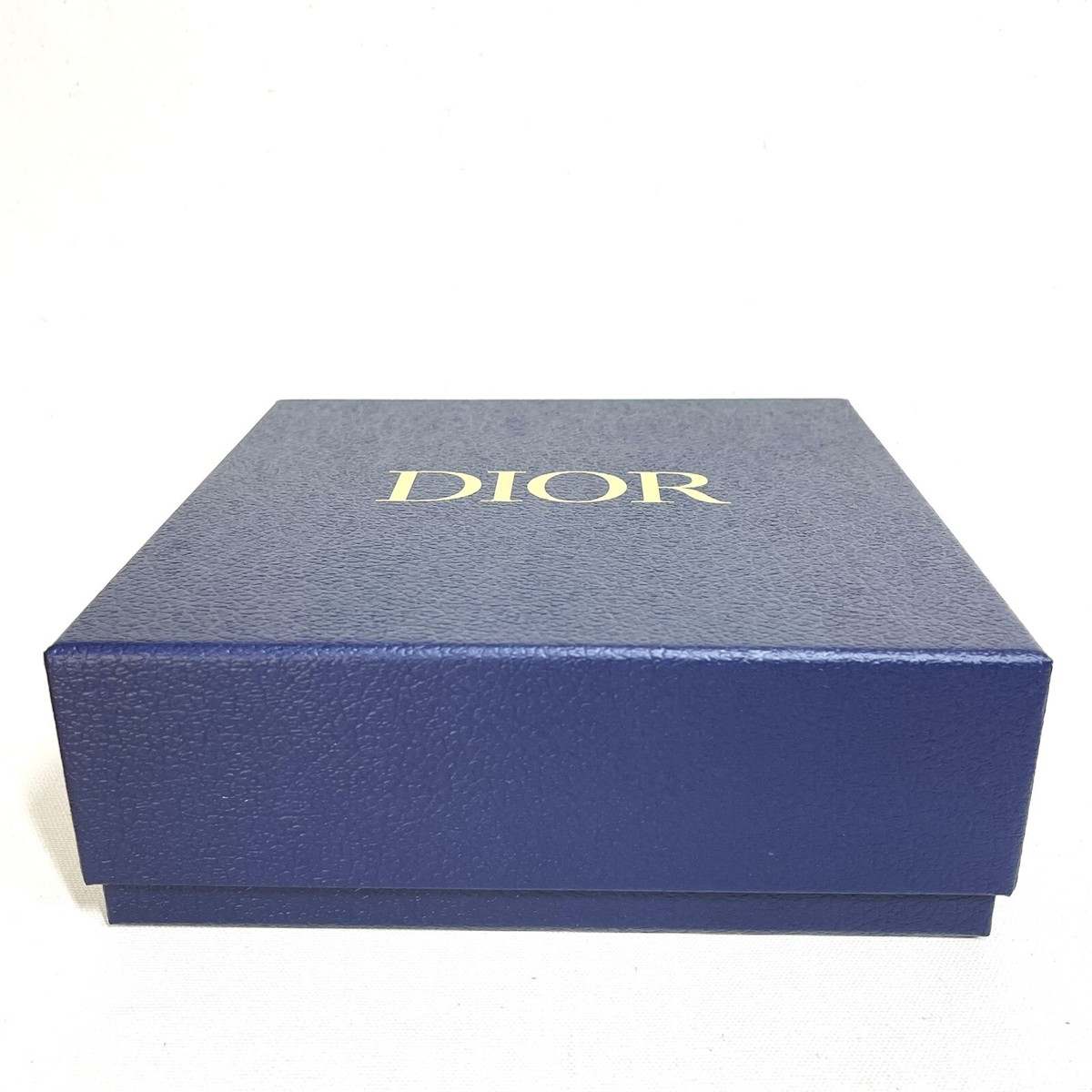 DIOR Large Blue Gift Box 8x8x3 Storage Organizer Keepsake Case