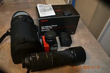 Sigma DG 150-500 mm 1:5-6.3 APO HSM plus Sigma APO 2x tele converter EX DG