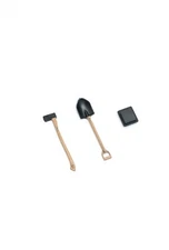 FMS FCX24M AXE AND SHOVEL SET ● 1/24 SCALE SIZE