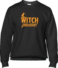 Witch Halloween Trick or Treat Funny Horror Party Ghouls Ghosts Mens Sweatshirt