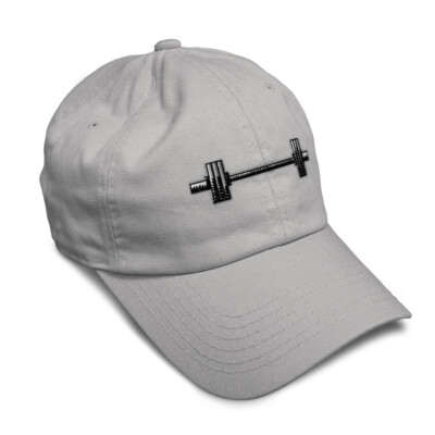 Soft Baseball Cap Barbell Weightlifting Olympics Cotton Dad Hats for Men & Women